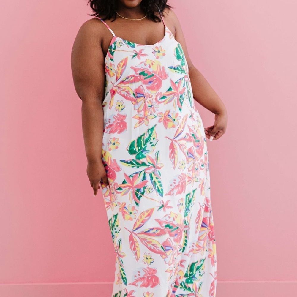 ✨New! 💕 Andree by Unit Party in Paradise  Maxi Dress Regular Plus NWT Beach